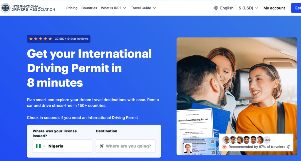 international drivers permit worldwide